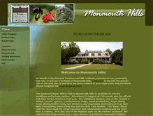 Tablet Screenshot of monmouthhills.com